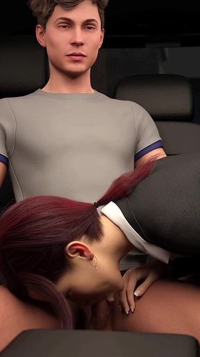 College Kings 121 - Alex Gets a Steamy Car Blowjob From His Friend’s Hot Mom