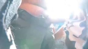 Bareback Daddy on a Bridge