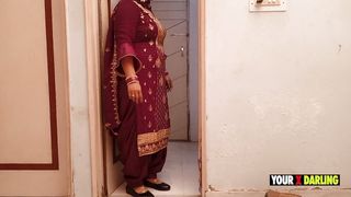 Punjabi bhabhi wants bihari&#039;s dick in her pussy when he is pissing in the bathroom