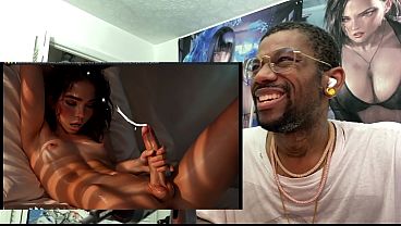 Beautiful Transgender Teen Discovering Her Hard Tasty Girl Cock And Gets Her Whole Body Cum Covered, AI Generated