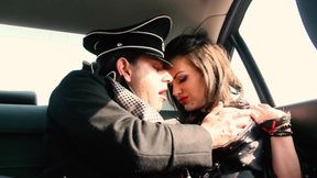 Sexy Blonde &amp; Brunette In Hot Kinky Threesome Take Cock Deep