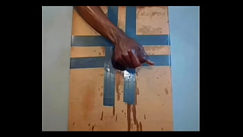 Tall huge dick sexy man reinvents glory hole