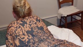 Mature Blonde Wife Enjoys Sex in Between Time