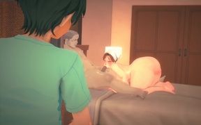 NTR - Chubby Wife Fucks Landlord Because Son Spent the Rent