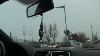 Fucking myself while driving, My pussy public