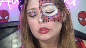Spider-girl's Extreme Swallowing Challenge! Huge Edible Spiders