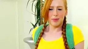 Pigtail Redhair Babysitter Receives A Oral Pleasure Stimulation