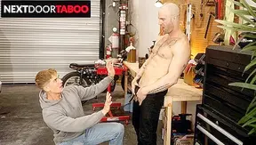 Brat Stepson Punishes Stepdad with Hard Slaps Deeper Thrusts – Christian Cayden, Brandon