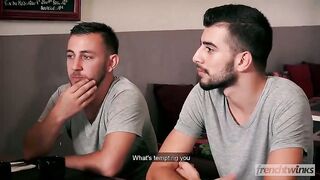 Vice Kitchen Vignette gets his mouth and body drilled in a steamy kitchen orgy