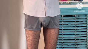 Wowww Straight Friend First time see big monster cock