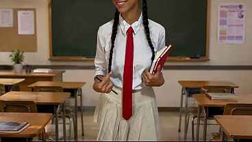 My favorite student, after class, is trained to take anything in her ass.