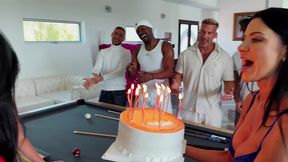 the gangbang of horny and sexy anissa kate