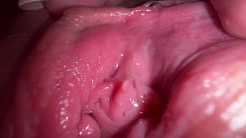 Extremely close up horny pussy worship