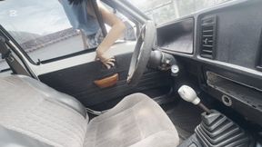 Anie drives to the supermarket in an old Chevette