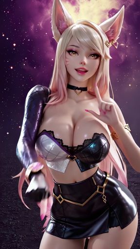 Ahri's Alluring Dance (ive - Love Dive)