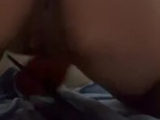 Inserting Screwdriver in her tight pussy indian collage girl