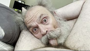 Old Man Big Moustache Cocksucker