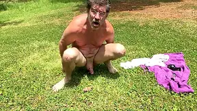 Doug Outdoor Dildo Ass Fuck And Ass Stretching
