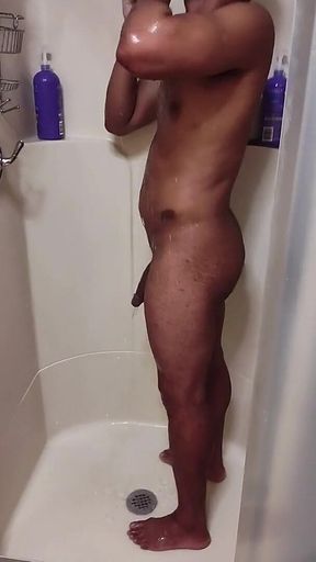 Caught! Kennie Jai Caught by Roommate Jerking off in the Shower!!