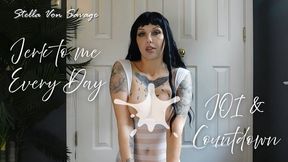Jerk Every Day JOI - Masturbation Encouragement & Countdown