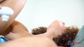 Ebony moans and screams