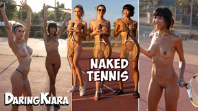 Public Nudity Tennis Dare With My Two Best Friends