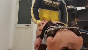 Sex and fire in bondage extreme