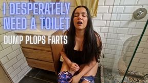 I Disperately need a toilet: dump plops farts