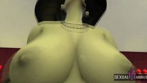 Hot Encounter with Lady Dimitrescu - Erotic Resident Evil 8 Animation