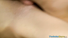 Zack Love offers his uncut meat to a gullible twink