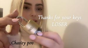 Locked up FOREVER and EVER 🔐! (Chasity)