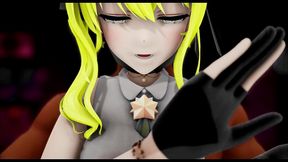 hoshimachi suisei sex and undress dance hololive hentai apple pie big boobs mmd 3d blonde hair