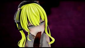 hoshimachi suisei sex and undress dance hololive hentai apple pie big boobs mmd 3d blonde hair