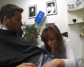 Busty German Hairdresser Anal Pounded by Her Client