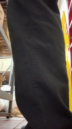 Me At Work In Da Back Doing Very Naughty NSFW Things That Can Get Me Fired At Anytime   Clip 1