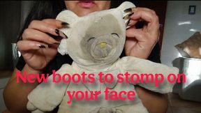New boots to stomp on your face