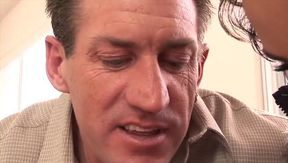 Petite babysitter with tight tiny wet pussy gets rough fucked by a muscular guy