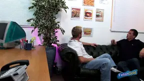 Three big titted babes get rough double penetration from horny clients at the restaurant