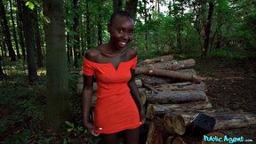 African Ebony Enjoys Big Cock