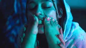 D'_louise Loves Tickling Her Girlfriend'_s Feet