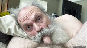 Cum Hungry Daddy Sucks Cock, Milked to the Last Drop