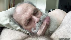 Cum Hungry Daddy Sucks Cock, Milked to the Last Drop