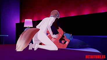 BNA Hentai - Michiru Kagemori and FoxBoy Fucks - Yiff Anime Manga Japanese