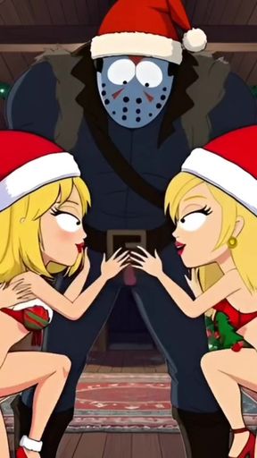 Special Holiday Cartoon Edition: "A Slut Wife for Christmas" and "Merry Christmas, Jason Voorhees". Cuckold Cartoon   Clip 2