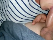 Some cock licking under the covers - full video on my OnlyFans - lillianl33