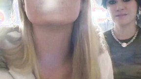 Sexy teen hoe Andi smoking
