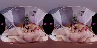 18VR Xmas BDSM ANAL 3Some With Polly Pons And Alexa Flexy