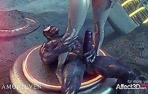 D sfm superhero angelita fucked by an alien monst