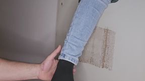 Trap door on black socks (no sound)