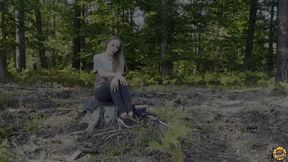 Masturbation in the forest